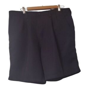 Dockers Shorts Mens Size 38 Charcoal Golf Trousers Pleated Relaxed Fit Shorts